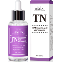 Cos De BAHA TN 60Ml Serum-Tranexamic 5% Niacinamide(Vitamin B3) 5% Serum Mặt 60ml-mặt Tàn Nhang Làm Sáng Da Làm Sáng Da Tăng Sắc Tố Mụn Trứng Cá Đánh Dấu Lỗ Chân Lông Loại Bỏ Nám Đồi Mồi Đốm Đen Da Không Đều Màu Da Nhạy Cảm Hàn Quốc Chăm Sóc Da
