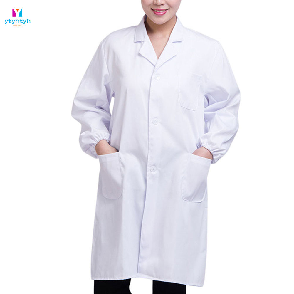 white coat dress