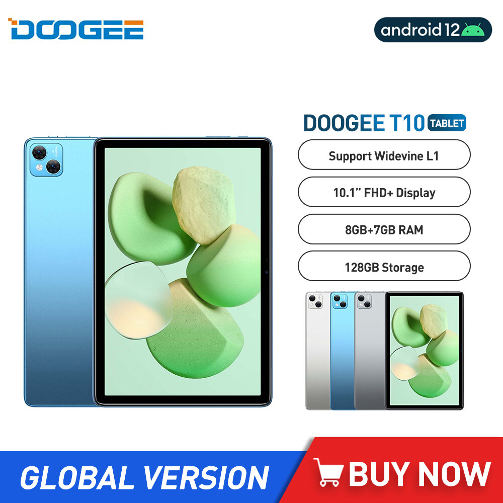 DOOGEE T10 Tablet 10.1 IPS FHD + Cửa Hiển Thị T V Rheinland Octa Octa Core