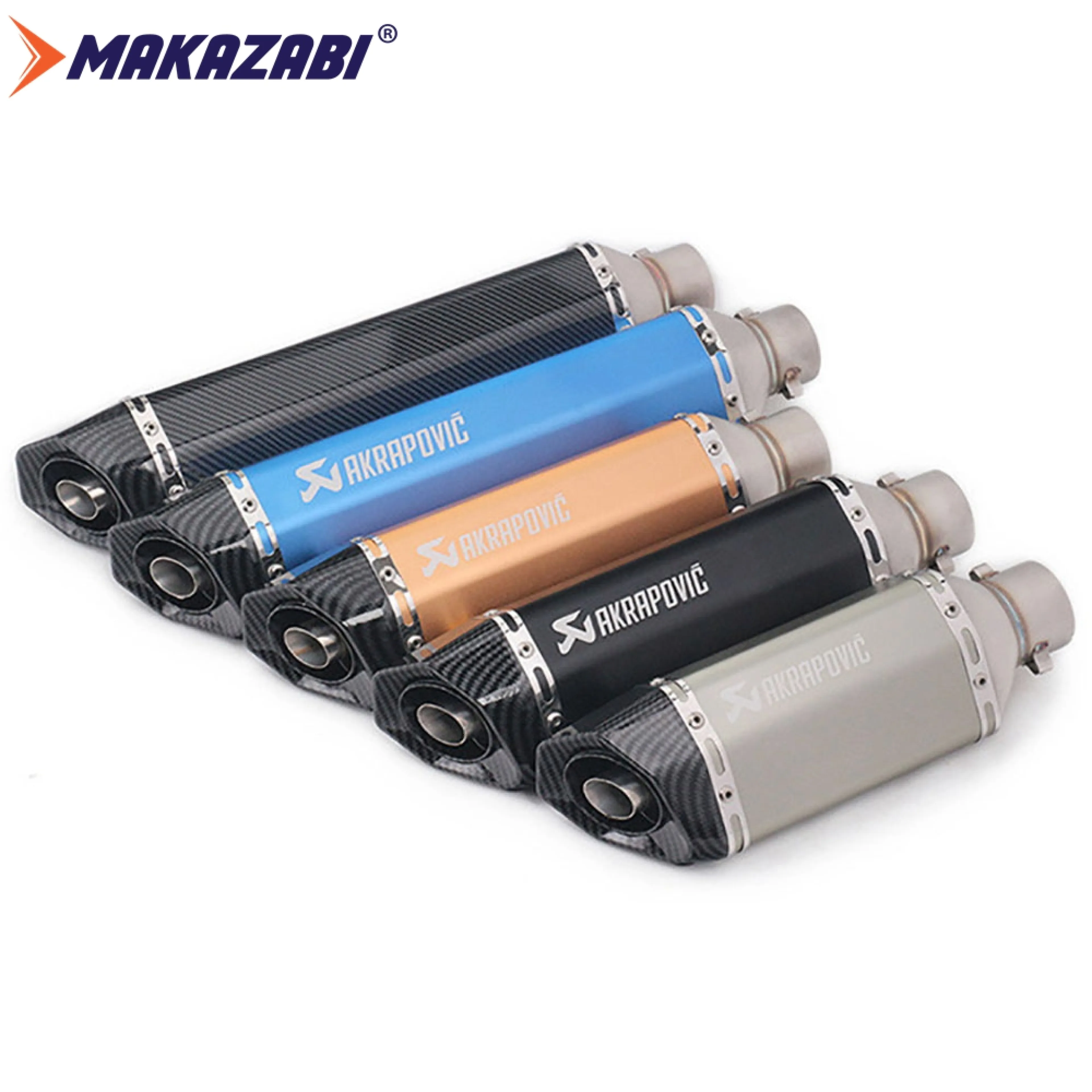 2 Inches inlet Universal Motorcycle Exhaust Muffler End Pipe Modified DB Killer Escape Moto Vent Tube Pipe Muffler Canister Tail pipe For Honda Kawasaki Yamaha KTM BMW Aprilia Benelli Suzuki Ducati Triumph Vespa GPX etc