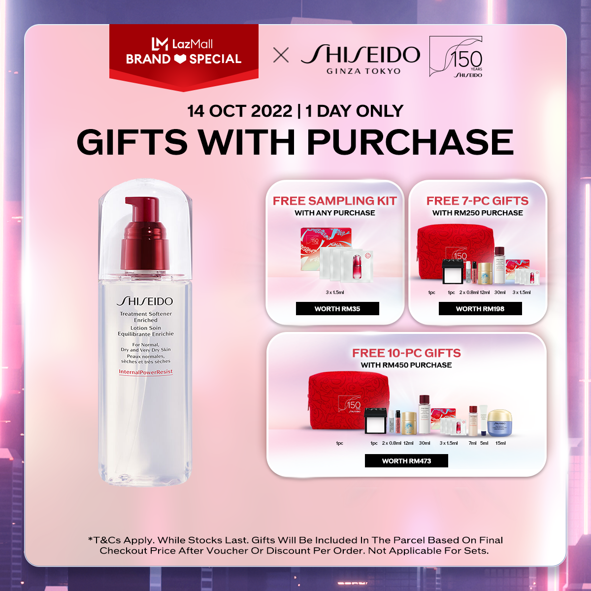 Gambar Shiseido Defense Preparation Treatment Softener Enriched 150ml