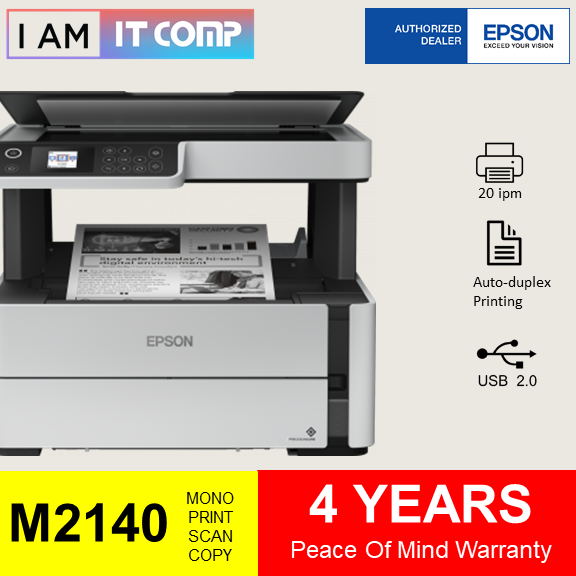 Epson L4160 / L4260 Wi-Fi Duplex All-in-One ( Print / Scan / Copy ) Ink  Tank Printer comes with original Ink set | Lazada