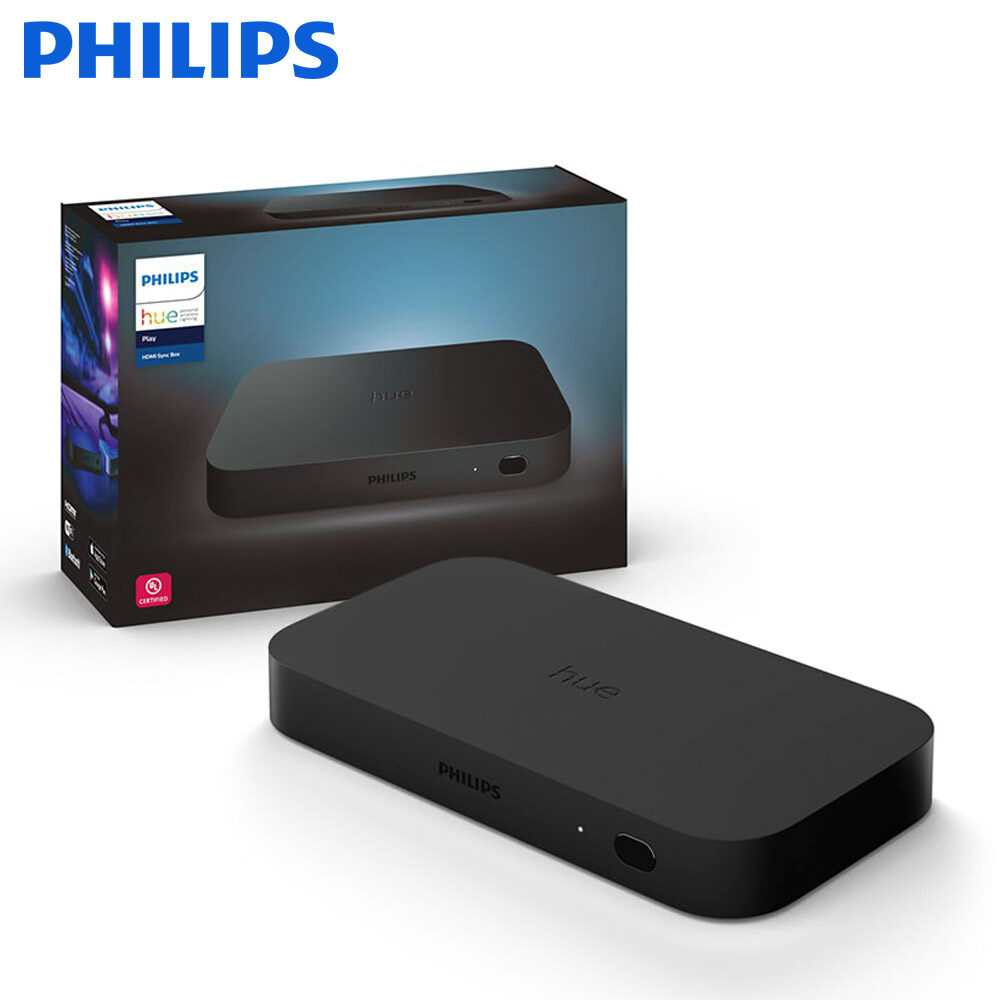 Philips Hue Play HDMI Sync Box to control your Home Surround Lighting Experience ราคา 14,666 บาท*ส่งฟรี