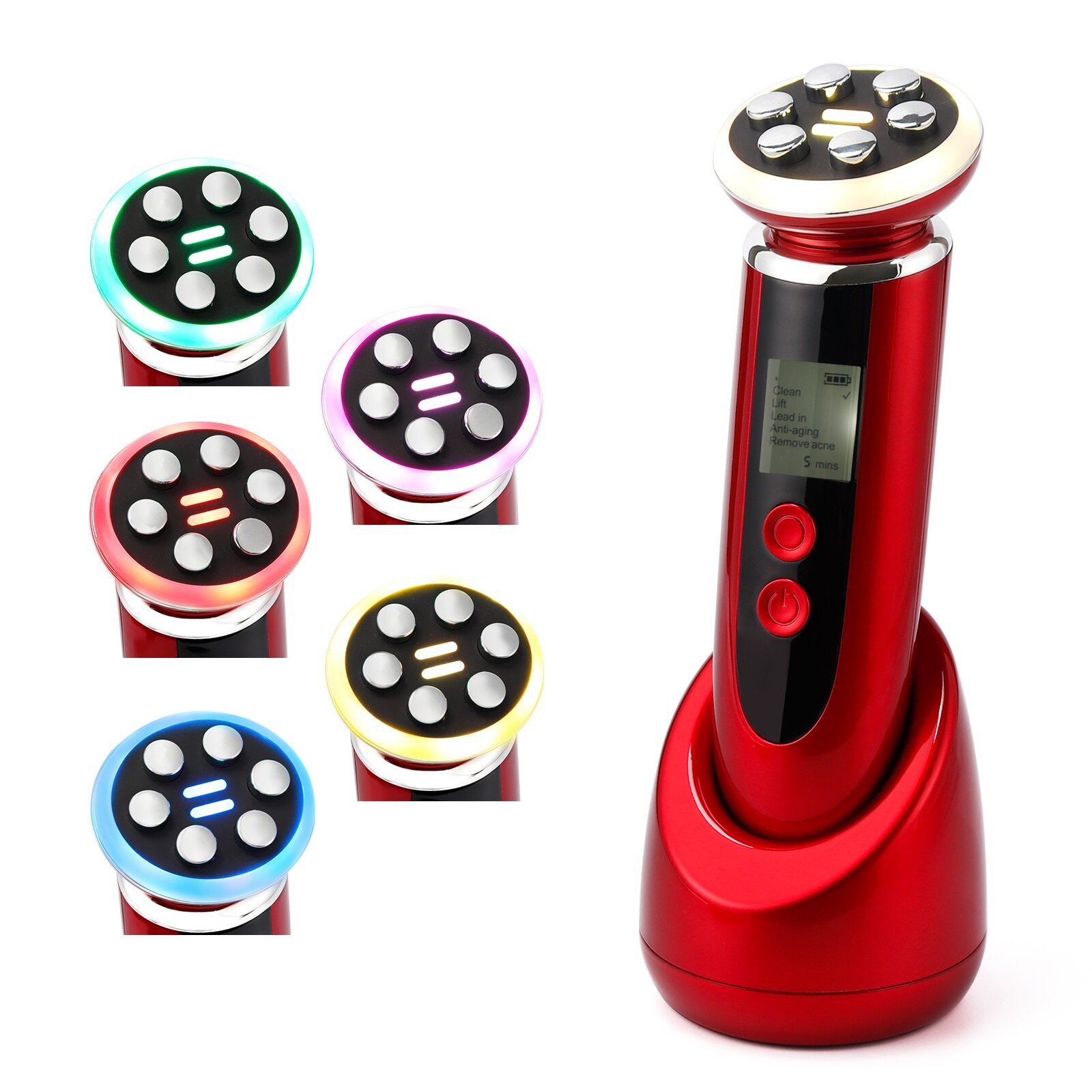 Gambar LIARTY RF Beauty Device Radio EMS Mesotherapy Electroporation LED Photon Facial Lift Tighten Machine