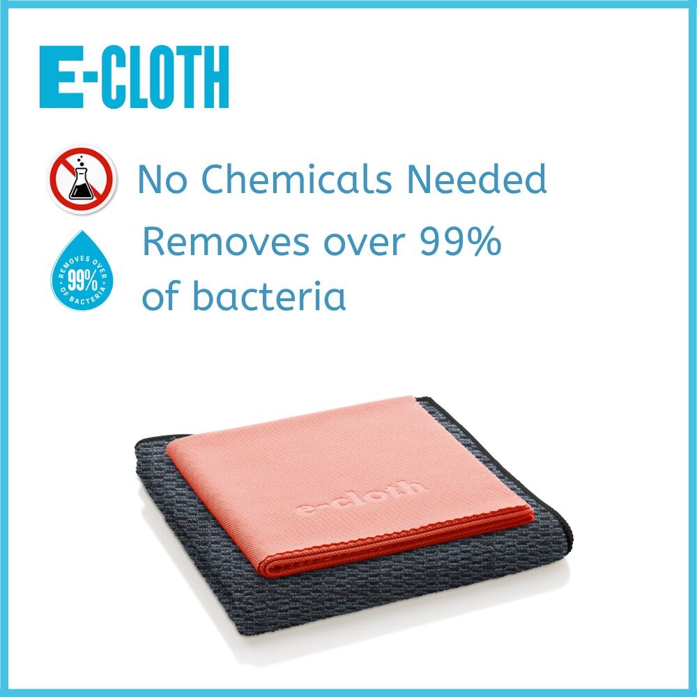 E-cloth Granite Cleaning Cloth Pack EC20414 – Chemical-Free Microfiber Cloth for Polishing and Cleaning Granite, Stone, and Marble Surfaces – Eco-Friendly, Reusable, Streak-Free Shine Using Only Water - Jenama E-cloth Harga 62 Ringgit*Penghantaran Percuma