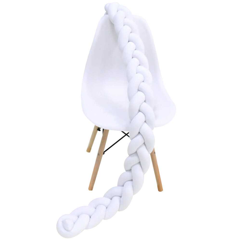 1M Cũi Trẻ Sơ Sinh Miếng Đệm Chắn Thắt Nút Bện Sang Trọng Cái Nôi Trang Trí Nội Thất Giường Gấp Cho Bé Sơ Sinh Sang Trọng Một Cách An Toàn Phụ Kiện Bảo Vệ 1 1 1