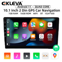 Ekleva 10/9 Inch 2 DIN Đài Phát Thanh Xe Android 12 Phổ Navigation Bluetooth Carplay 2.5D Cảm Ứng chia màn hình Wifi âm thanh trên xe hơi Máy phát âm thanh nổi FM xe USB Máy nghe nhạc đa phương tiện