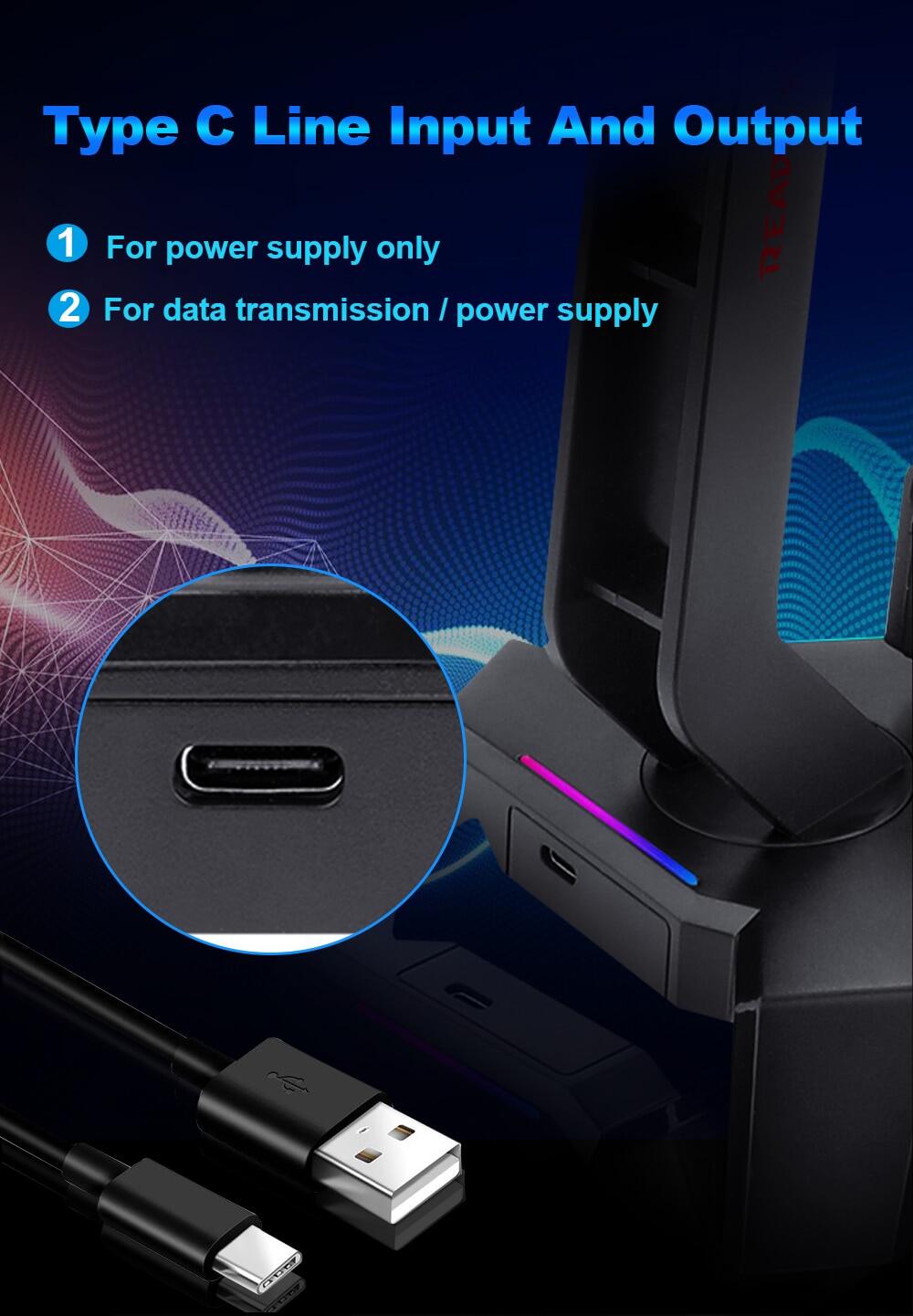 Redragon HA311 SCEPTER ELITE RGB Gaming Headphones Stand and Mouse Bungee with 4 USB 2.0 HUB Port 15 38426bb669d3d12cfaea05166418e343