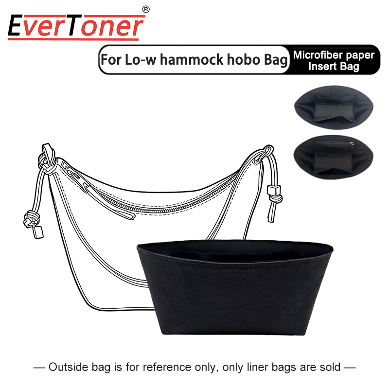 EverToner Dupont Paper Organizer For Lo-w hammock hobo Bag Women's Insert Makeup Bag Support Shaper ราคา 1,032 บาท*ส่งฟรี