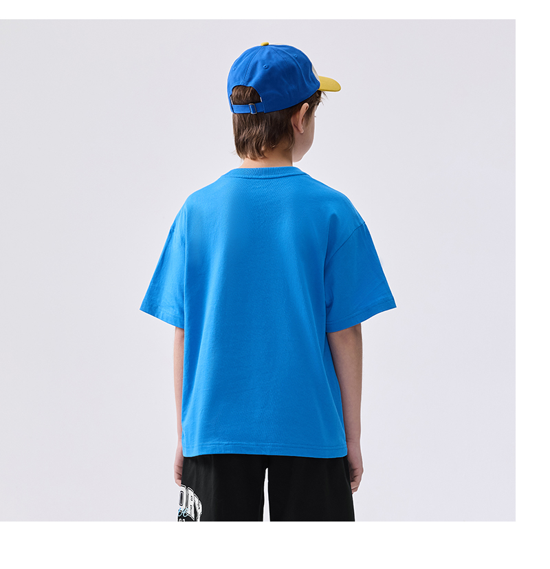 balabala Children Short Sleeve T-Shirt 2025 Summer New Quickdry Parentchild Inner Wear · v2