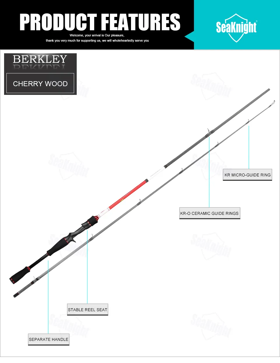 cherrywood fishing rod