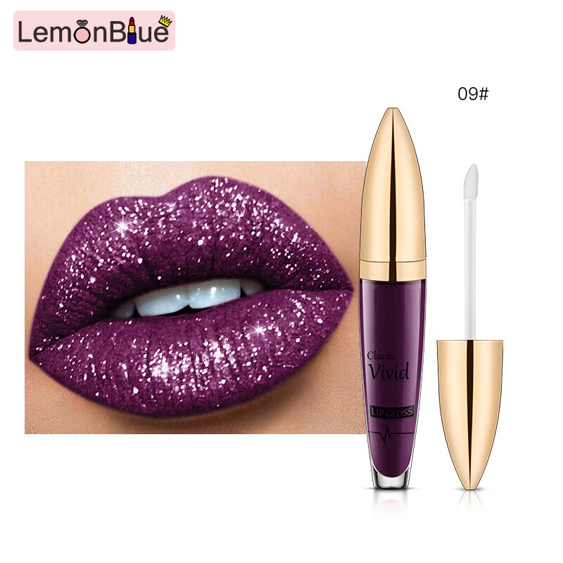 Gambar 18 Color Diamond Shiny Long Lasting Lipstick Easy to Color Smooth Glitter Lipstick Cosmetic Tool for Women Diamond Shiny Long Lasting Easy to Color Smooth Glitter Gloss Lip Glaze 18 Color