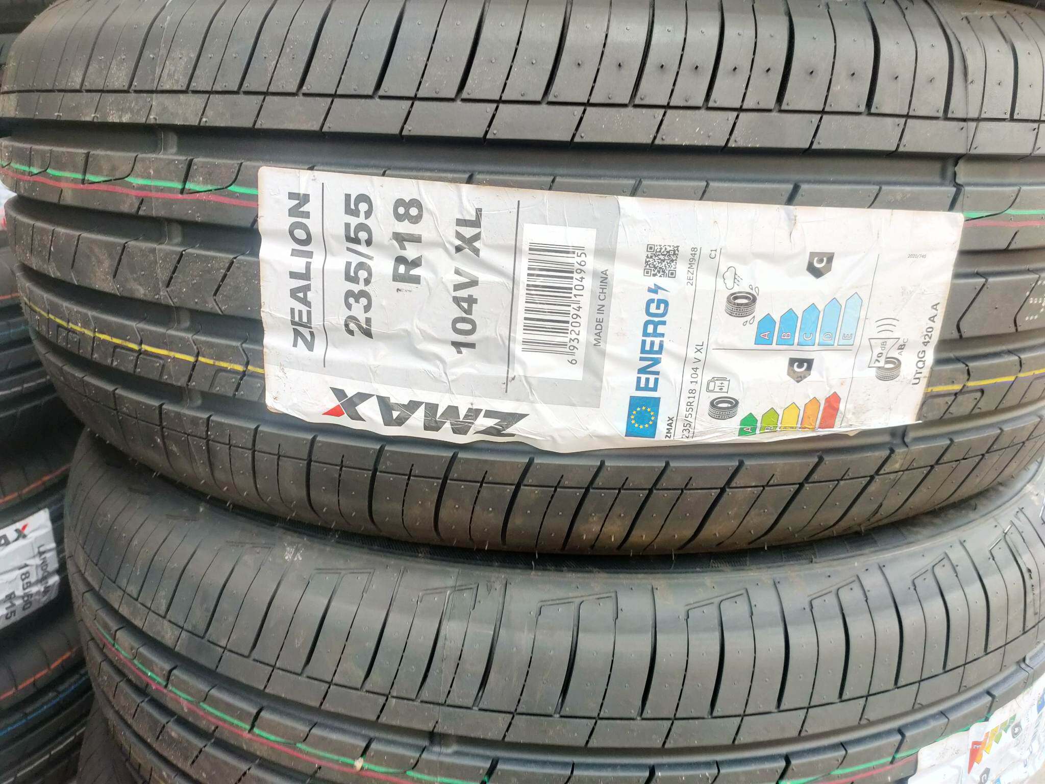 新品】札幌発 引取可 2024年製 ZMAX ZEALION 235/55R18 104V 20インチ