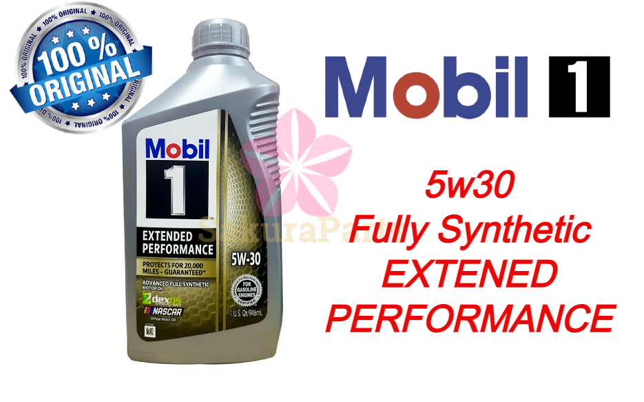 MADE IN USA Mobil 1 Extended Performance 5w30 Fully Synthetic Engine Oil 1L Original