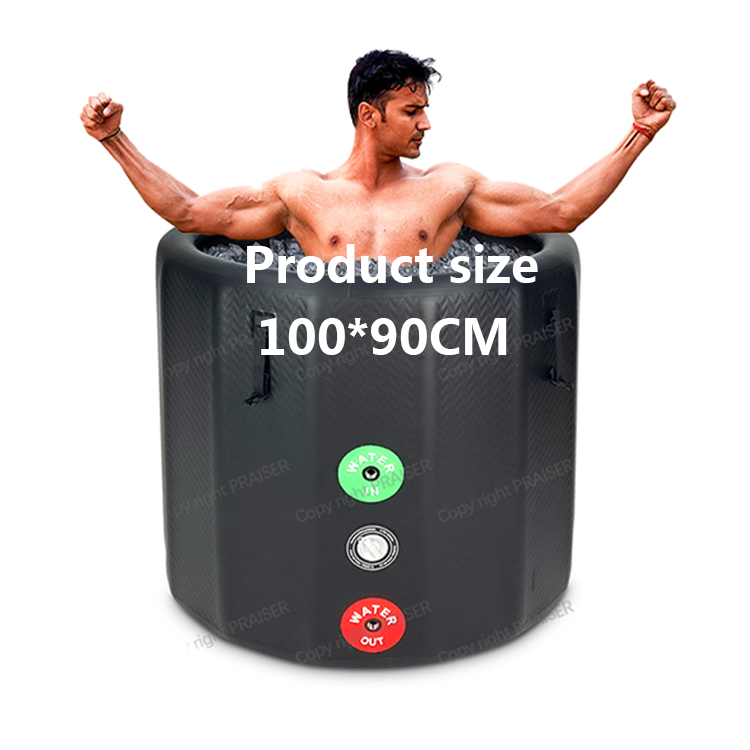 High Quality Luxury Bathtub Portable Ice Bath Therapy Spa Tubs Inflatable Hot Tub Outdoor Portable Bathtub For Adult Walk-in Tub Pvc Sitting Bath Tub Water Recovery Folding Cold Plunge Tub ราคา  18,100 บาท*ส่งฟรี