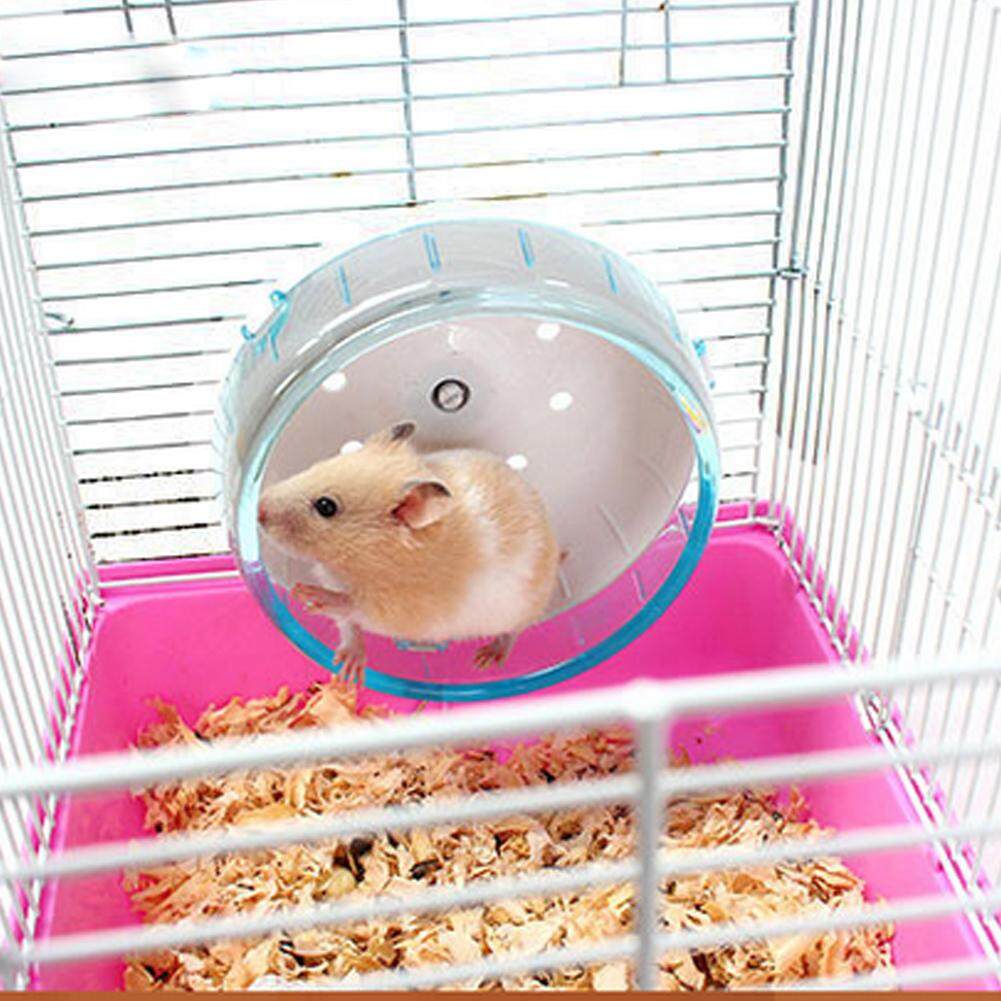 Chuột Hamster Bánh Xe Xoay Chạy Êm Bằng Nhựa Dùng Cho Chuột Tập Thể Dục