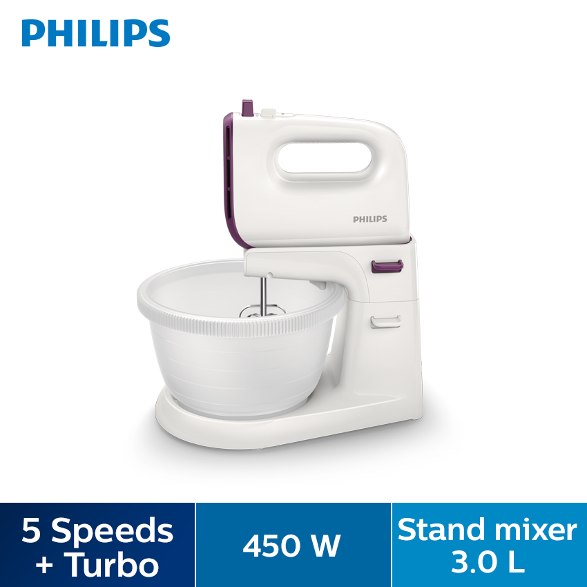 marmorering fire Trafik PHILIPS Viva Collection Stand Mixer with Bowl (HR3745/11) Kitchen  Appliances | Lazada