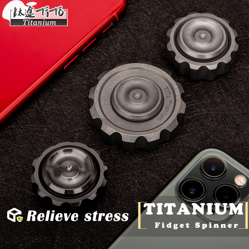 TiTo Titanium Alloy Fingertip Gyro Zirconium Gear Gyro Zr Zirconium Fingertip TC21 Play Finger Tiger EDC Toy ราคา 1,312 บาท*ส่งฟรี