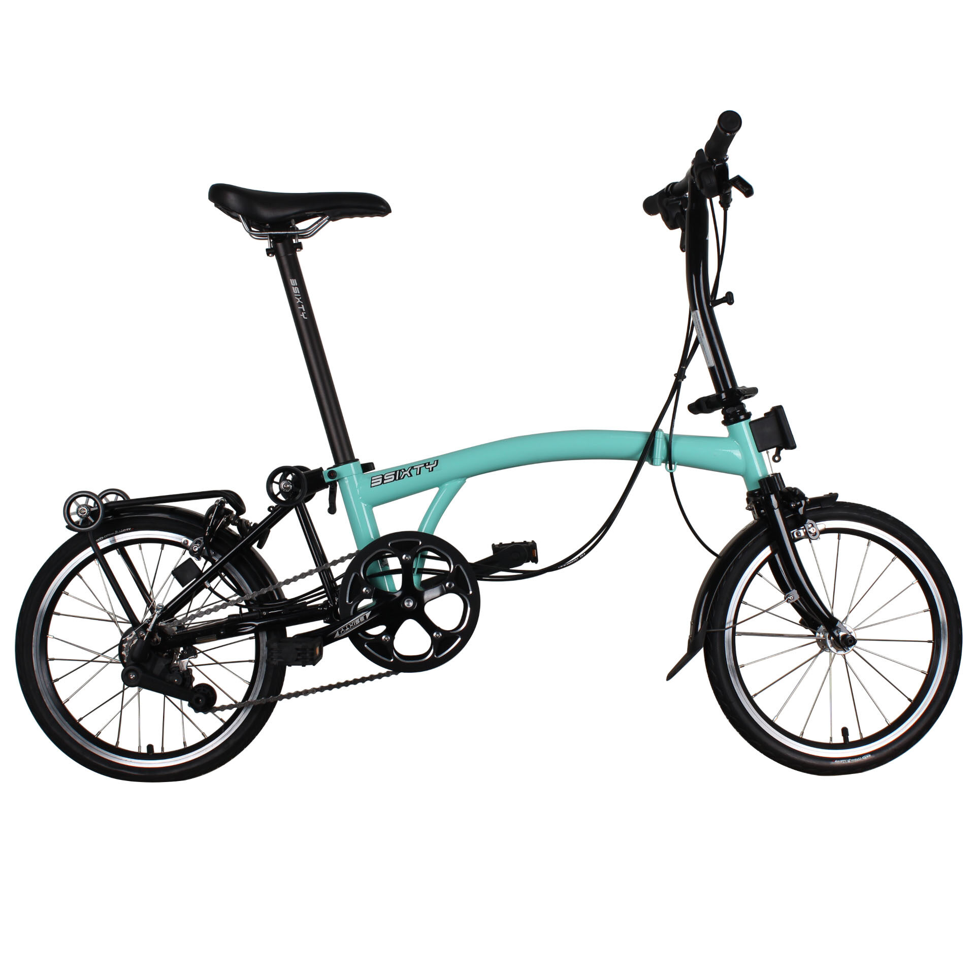 3Sixty Folding Bike S-Bar S6 Post Green Lazada