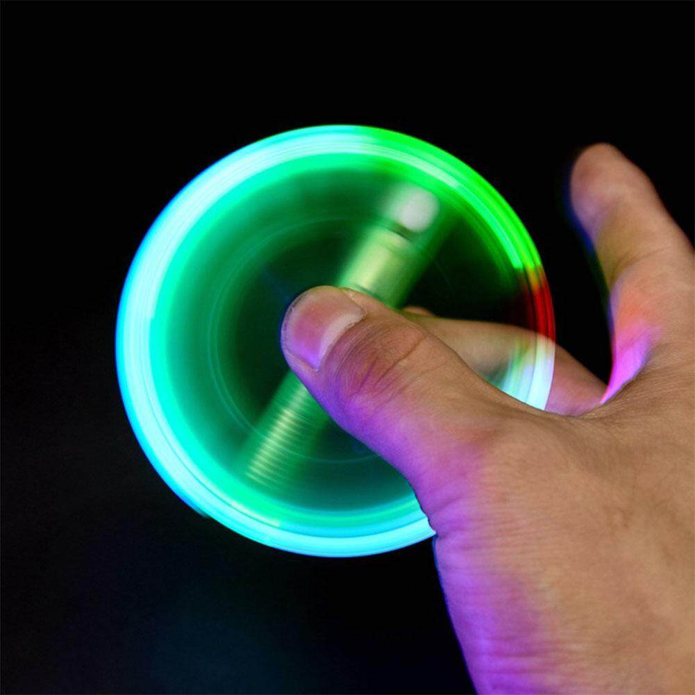 None Led Spinning Pen Ball Pen Fidget Spinner Hand Glow In Dark Light ...