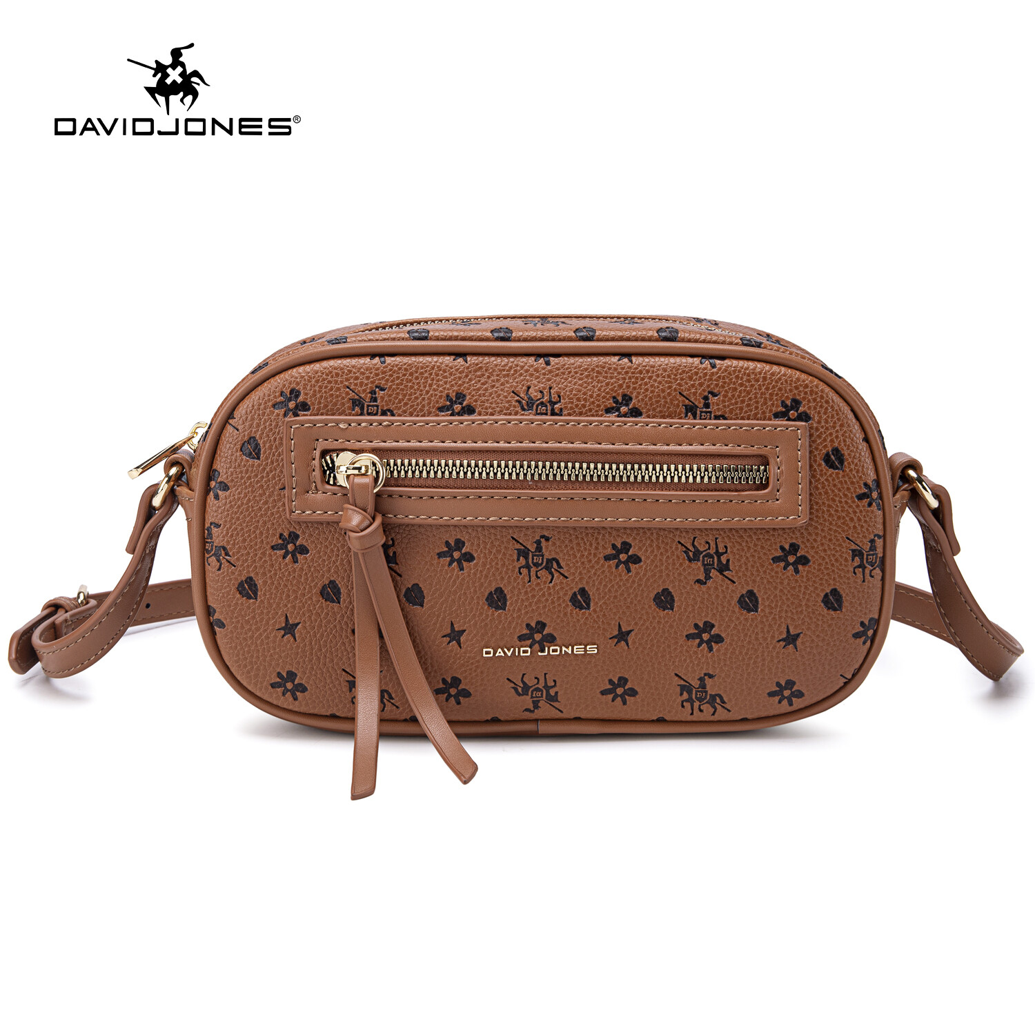 Túi david jones paris đeo vai nữ chất liệu da pu túi đeo chéo nữ