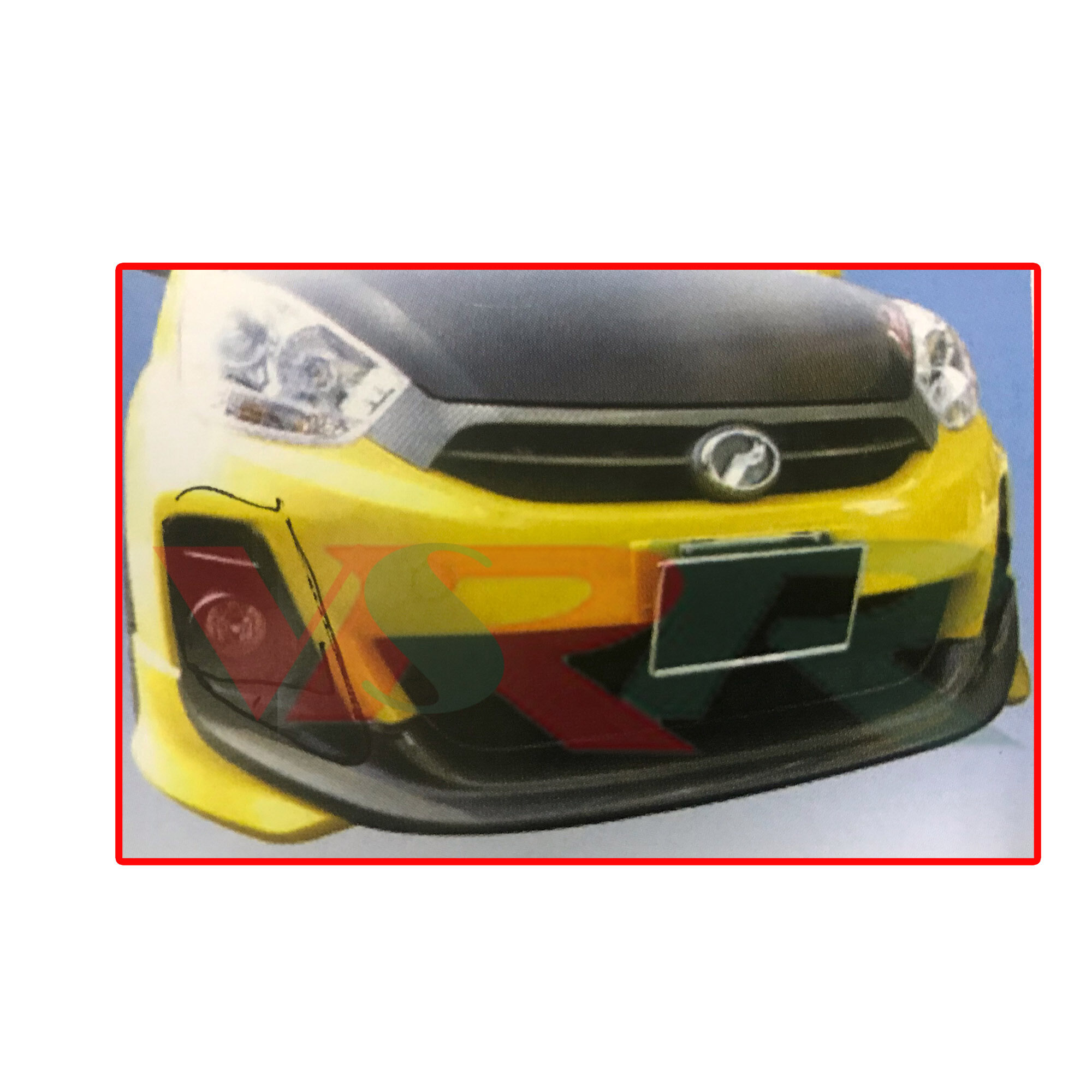 Perodua Myvi Lagi Best Se 2011 2015 Extreme Rear Back Bumper Skirting Lower Pu Bodykit Raw Material Rubber State Lazada