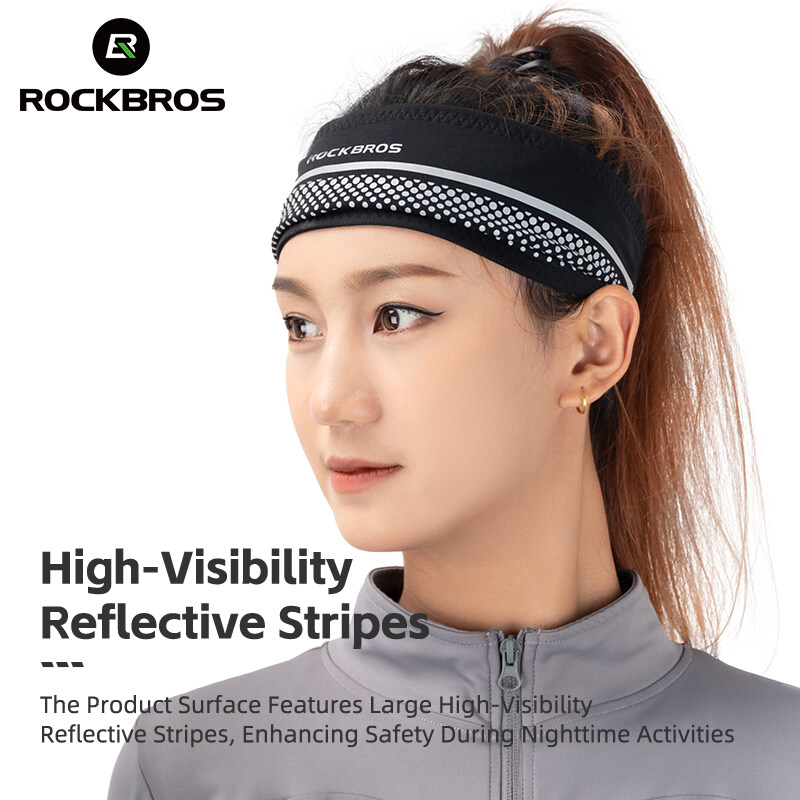 ROCKBROS Sports Headband Breathable Sweat Absorption Widen Hair Band