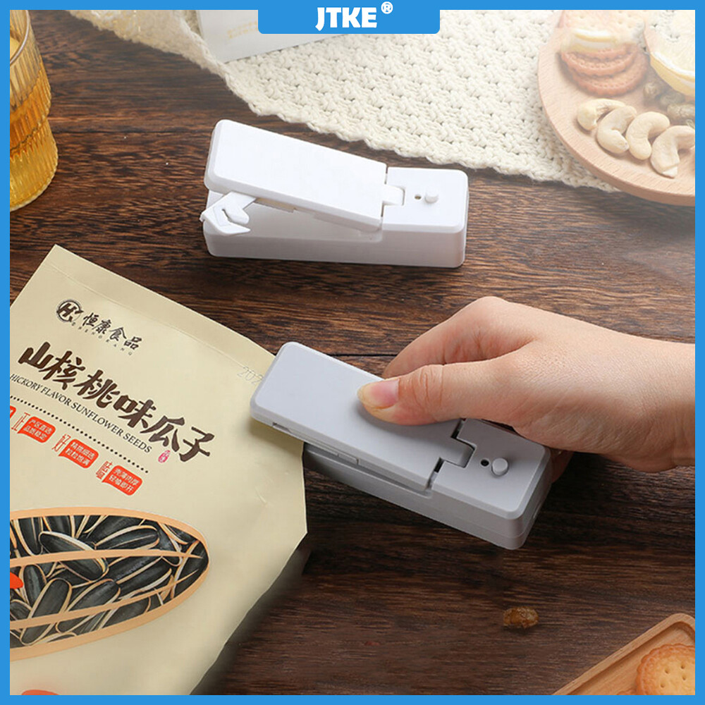 Jtke máy hàn miệng túi nhiệt mini máy hàn miệng túi máy hàn miệng túi thực phẩm bằng nhựa nhiệt máy hàn miệng túi cầm tay đóng gói