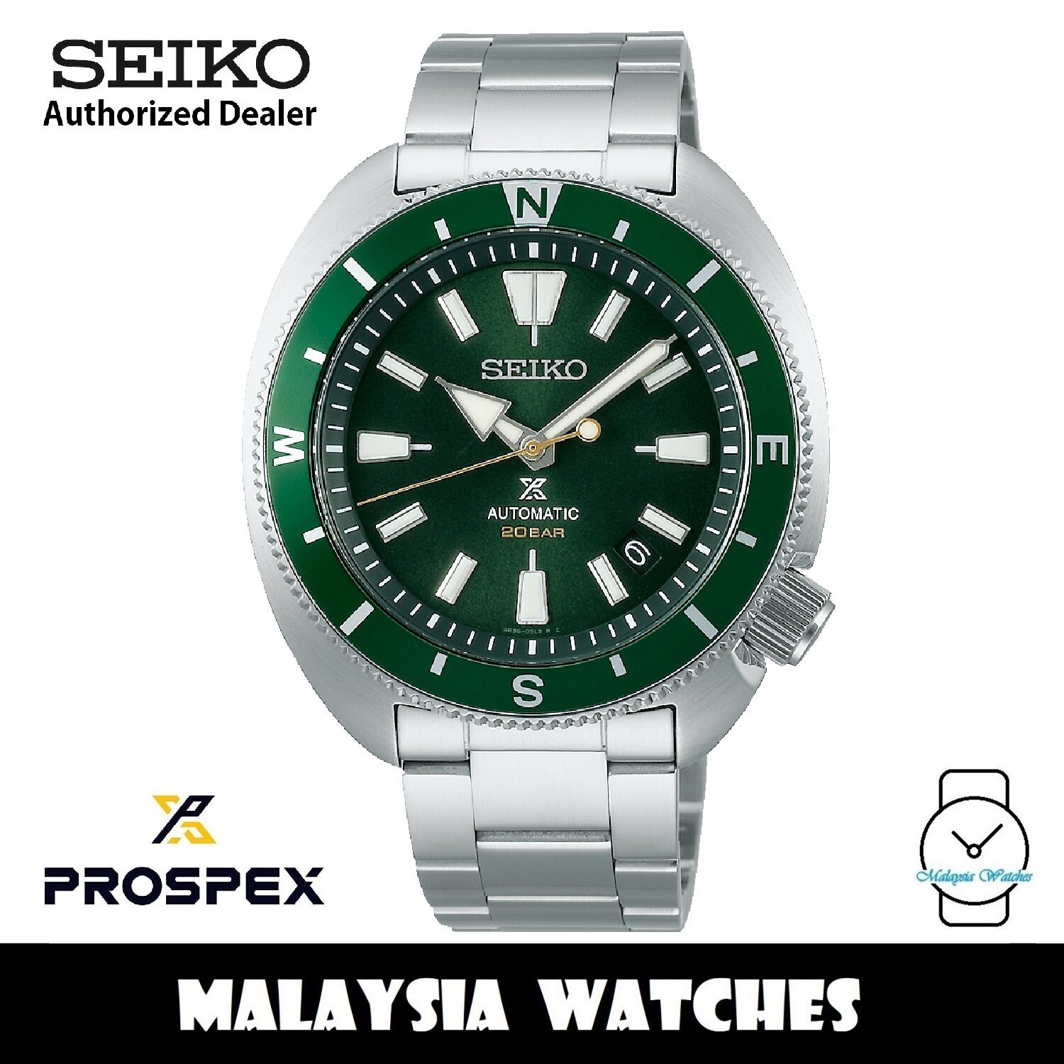 NEW) Seiko Prospex Sumo Diver's 200M SPB103J1 Made In Japan Sapphire  Crystal Green Dial Stainless Steel Watch SBDC081 | Lazada