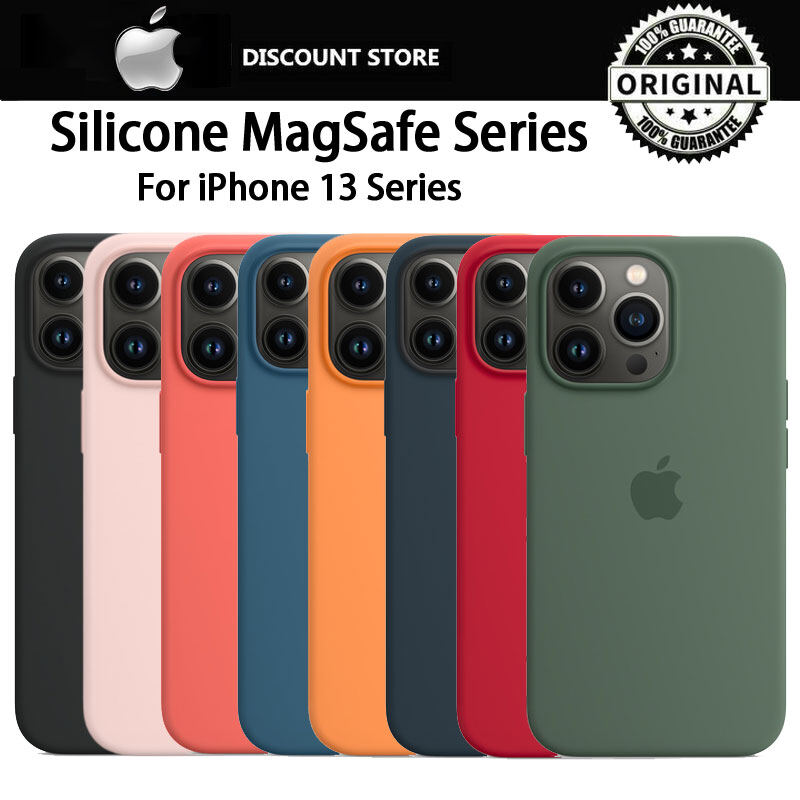 Apple vỏ silicon với Magsafe cho Iphone 13 Pro Max / iPhone 13 Pro / iPhone 13 điện thoại nhỏ trường hợp bảo vệ Bìa | xác thực chính hãng