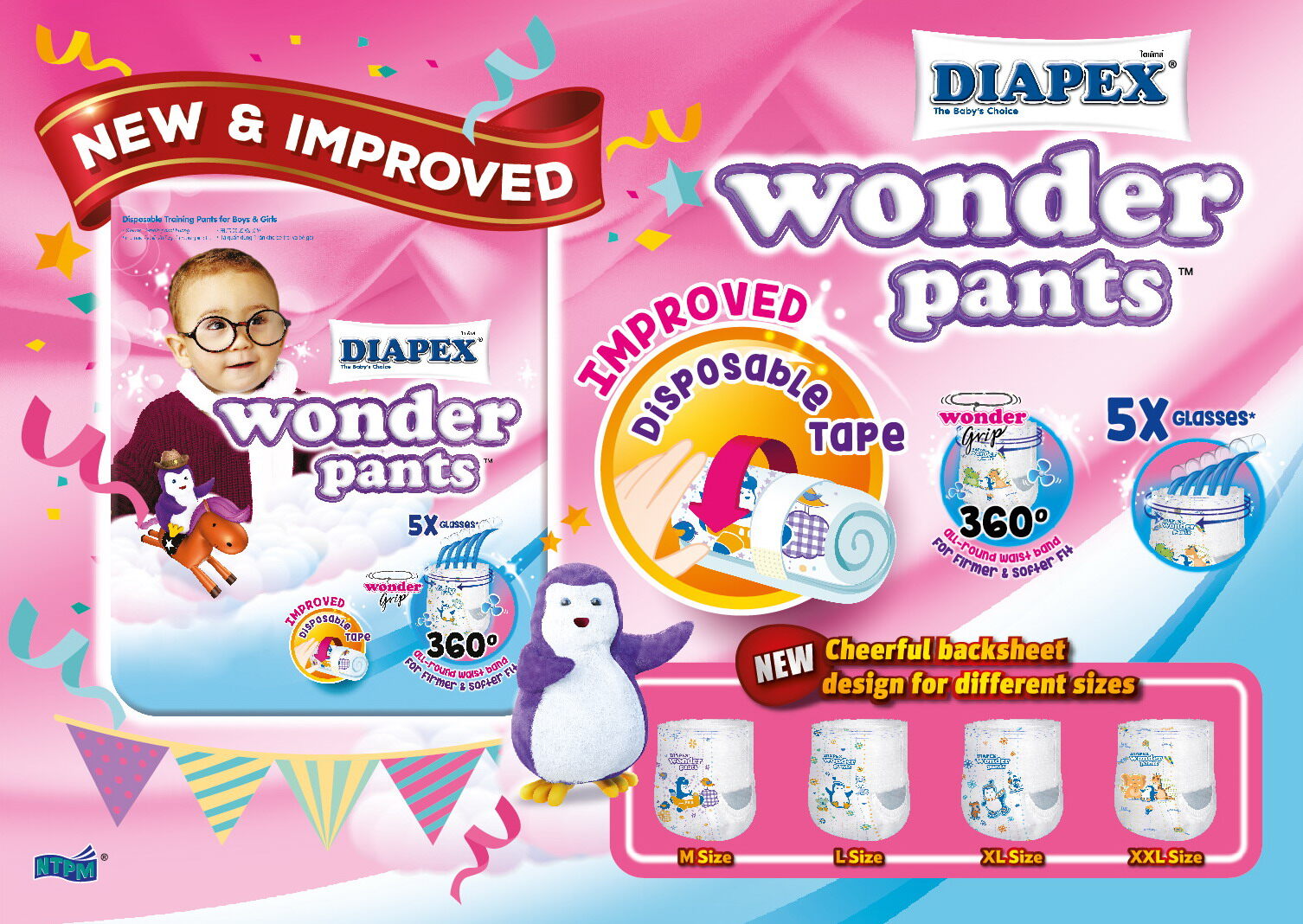 pampers diapex pants