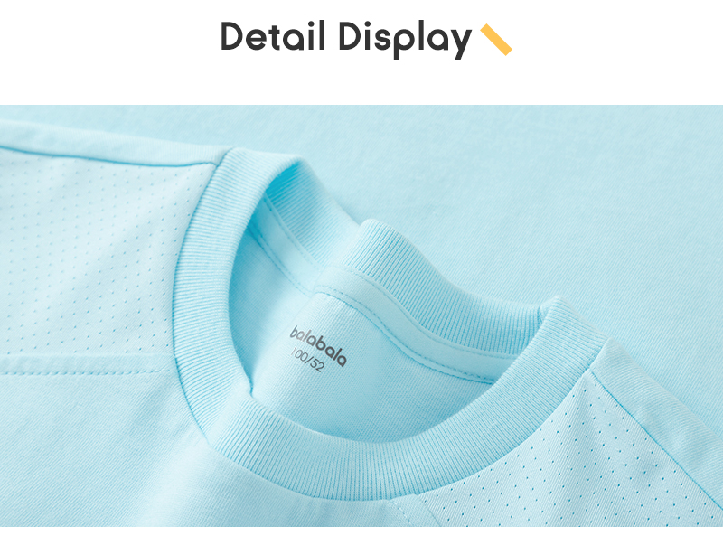 balabala Children Boy Short Sleeve T-Shirt New Style Printed Cotton Summer Wear · v2