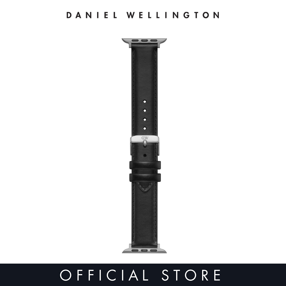 Daniel Wellington Smart Watch Leather Strap Sheffield Silver - DW Strap for Apple Watch ราคา 1,499 บาท*ส่งฟรี