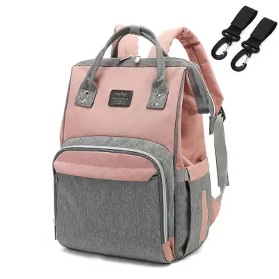 Nappy Backpack Bag Mummy Large Capacity Bag Mom Baby Multi-Function Waterproof Outdoor Travel Diaper Bags For Baby Care (2)