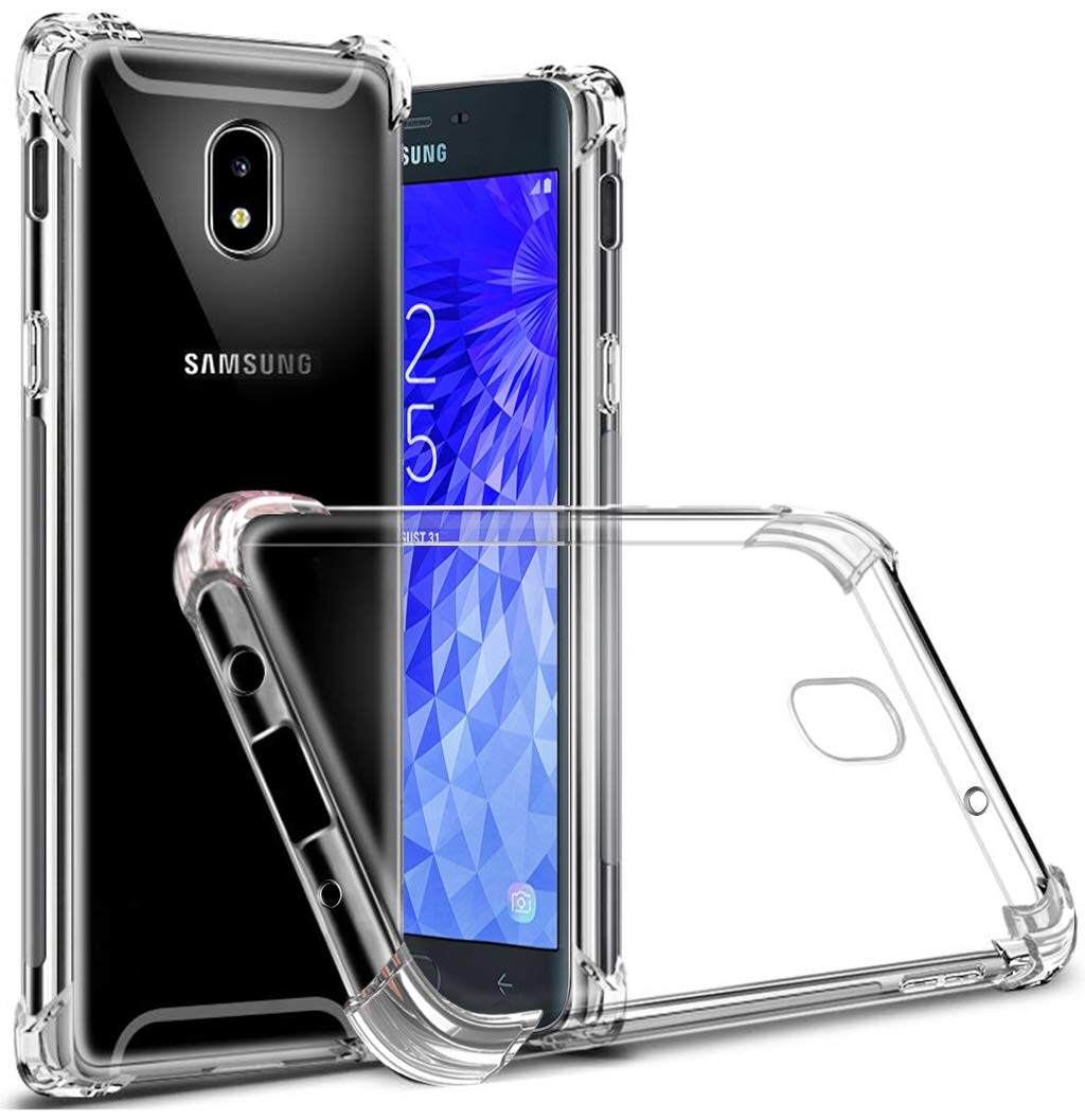 For Samsung Galaxy J7 Pro J730 Crystal Clear Jelly Case with
