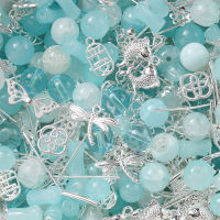 St.kunkka 30/50g Mixed Round Glass Beads Slub Beads With Metal Accessories For DIY Bracelets Necklaces Jewelry Jewelry Accessories Making