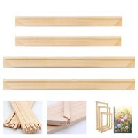 RUOPOTY DIY Frame Wood Frame For Canvas Oil Painting Nature Wood DIY Light And Safe Nature Frame For Diamond Painting Inner Frame Wall Art Decors