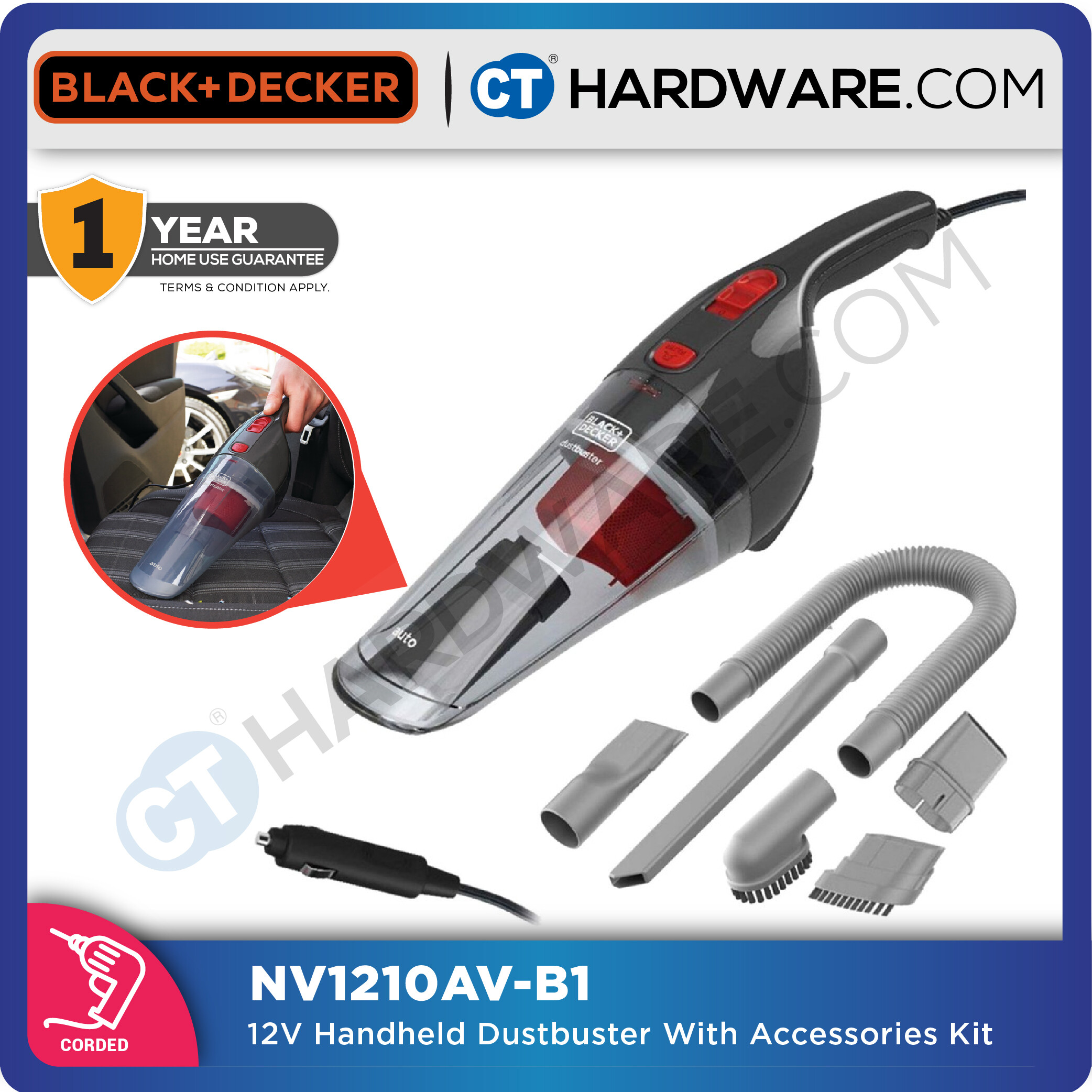 Black \u0026 Decker NV1200AV-B1 12V 
