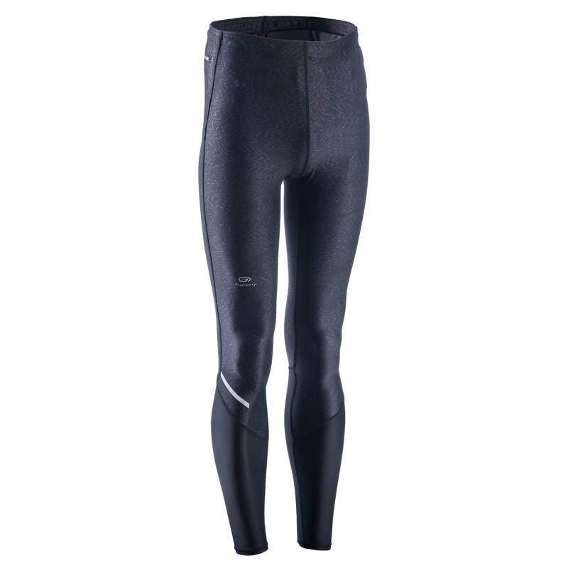 Kalenji KIPRUN MEN S 3 4 RUNNING TIGHTS BLACK YELLOW Lazada