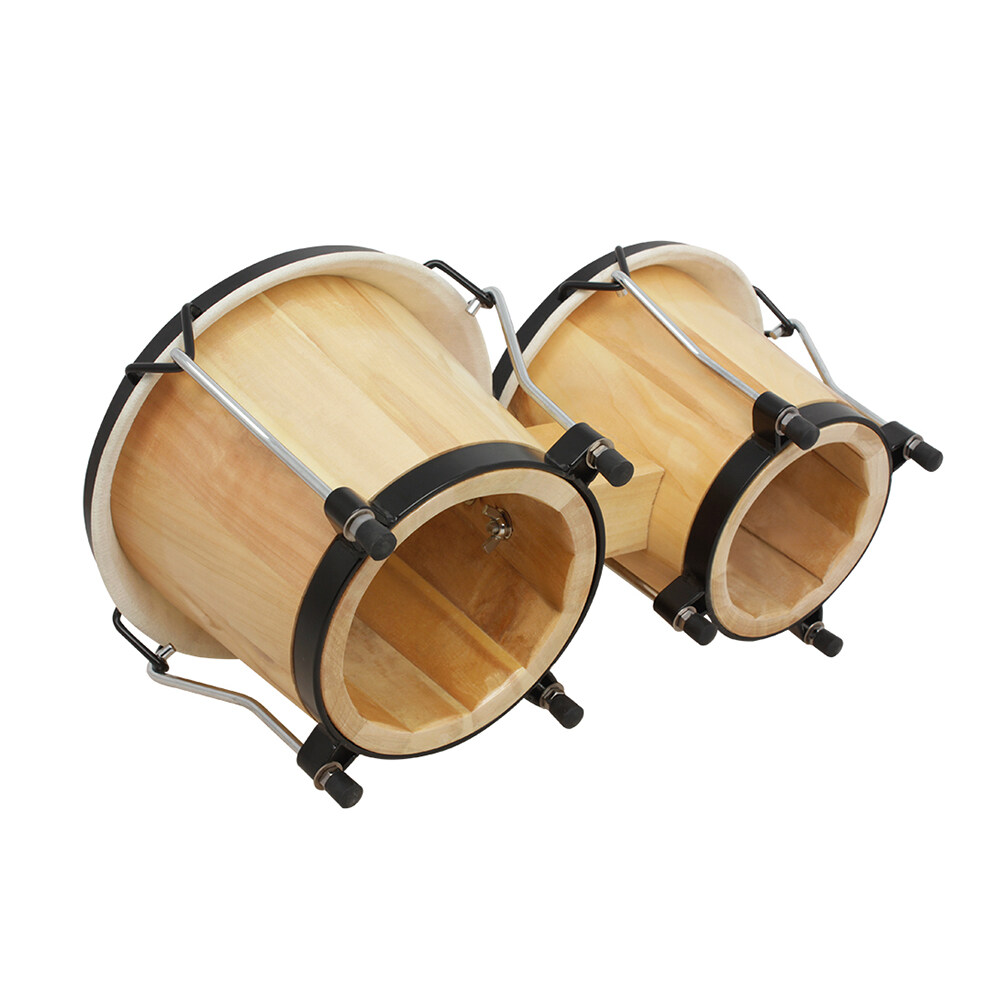 BONGO trống Bộ trống nhạc cụ gõ bằng gỗ bao gồm Trống 5.5 inch &
