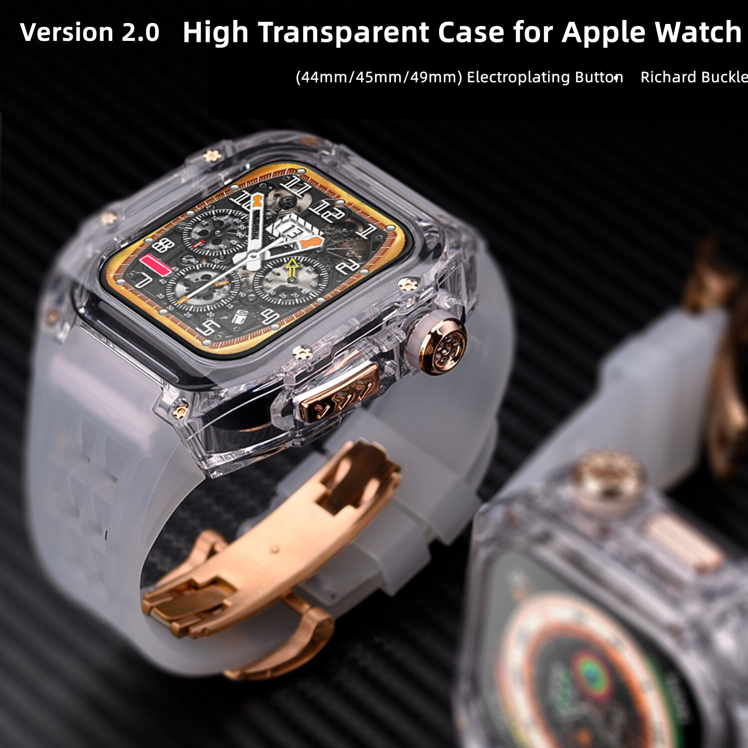 Richard Mille Inspired Luxury Mod Kit For Apple Watch 45Mm/44Mm - Main Image