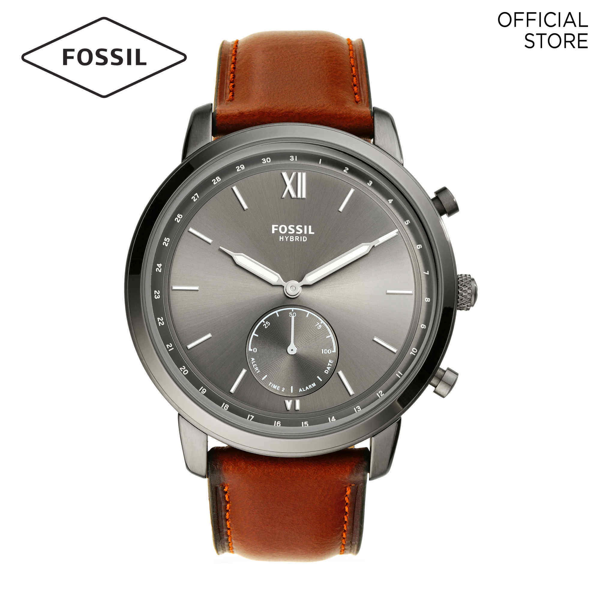 Fossil Latitude Hybrid HR Black 
