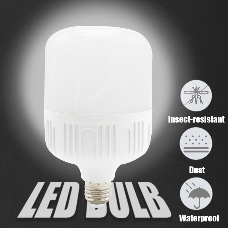 Đèn LED Qiduyu 5W 10W 20W với ánh sáng trắng E27 không nhấp nháy Bóng đèn siêu nhẹ độ sáng cao