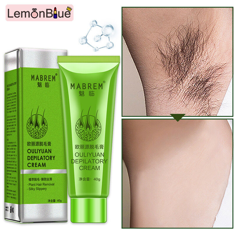 Gambar LemonBlue Painless Depilatory Hair Removal Cream Natural Plant Extract for Body Leg Armpit