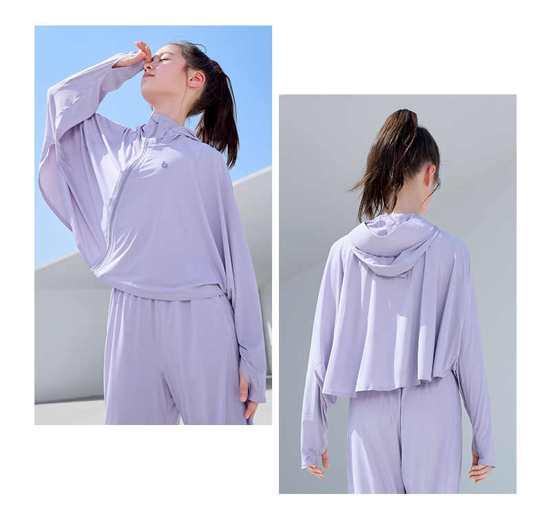 Balabala Children'S Sunscreen Coat Hood Coat Summer 2024 Cool Sense Quick Dry Antibacterial Parent Child · v7