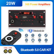 20W Bluetooth Audio Decoder Board with Microphone & FM Radio