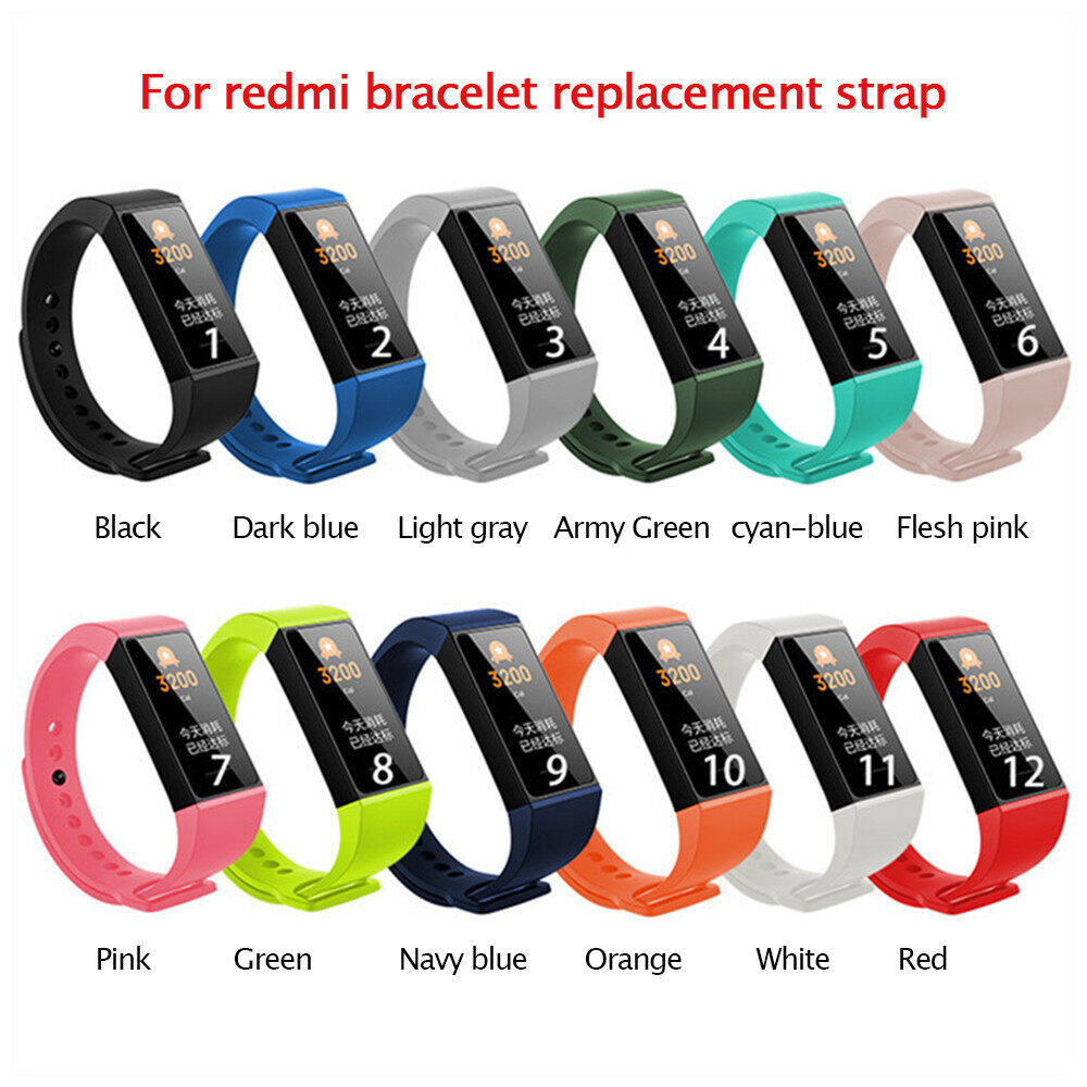 Dây Đeo Silicon Nhiều Màu Sắc, Dành Cho Xiaomi Mi Band 4C 4 C Dây Đeo Thông Minh Band4C Cho Vòng Đeo Tay Dây Redmi Thể Thao Thay Thế Watchband
