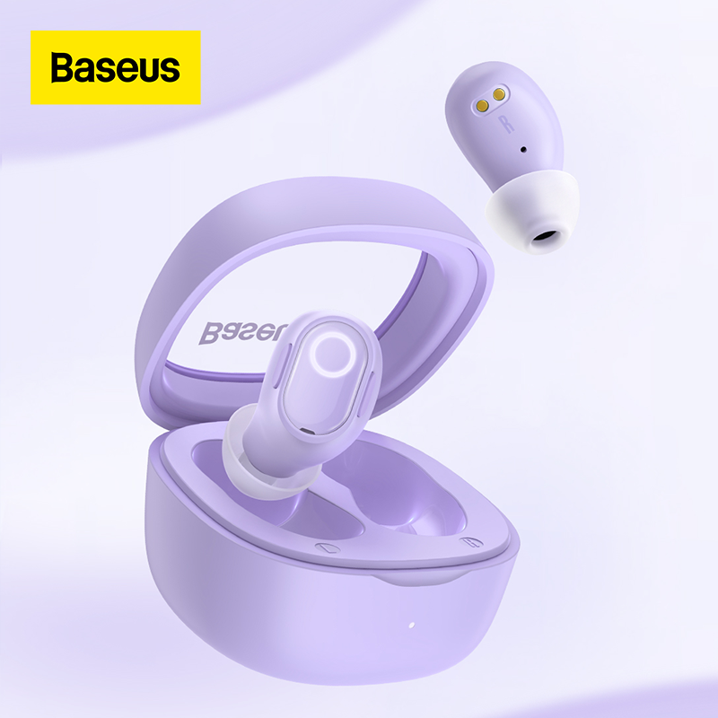 Baseus tai nghe bluetooth tws wm02 tai nghe bluetooth 5.3 không dây âm thanh nổi tai nghe chơi game khử tiếng ồn điều khiển cảm ứng