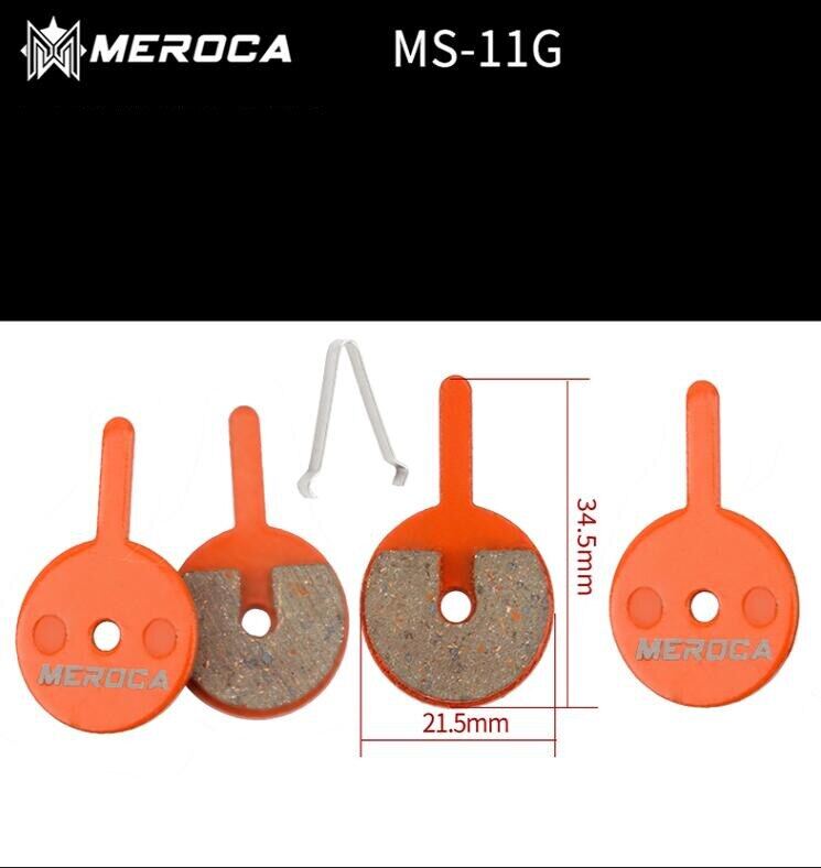 MEROCA MTB Xe Đạp Leo Núi Nhựa Bố Phanh Sợi Đồng Cho M445/355/395 Đĩa Xe