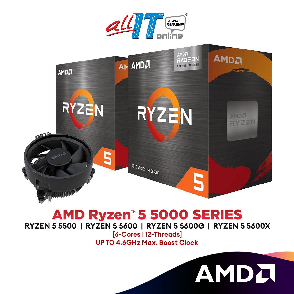 Buy Amd Ryzen 5600x Online at a Better Price Lazada Malaysia